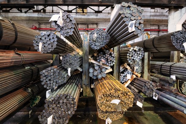 steel rods